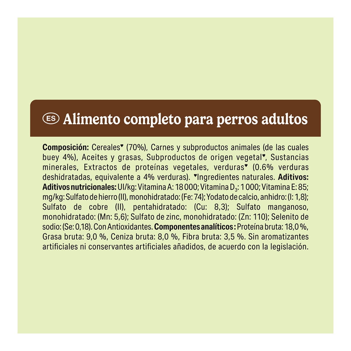Imagen 5 de Pienso para perros adultos Friskies buey, cereales y verduras