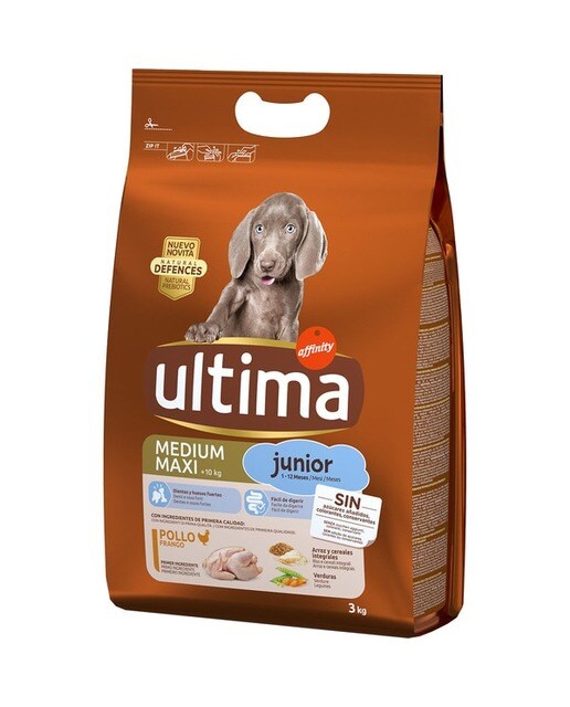 Ultima - Pienso para perros adultos Ultima Medium-Maxi pollo.