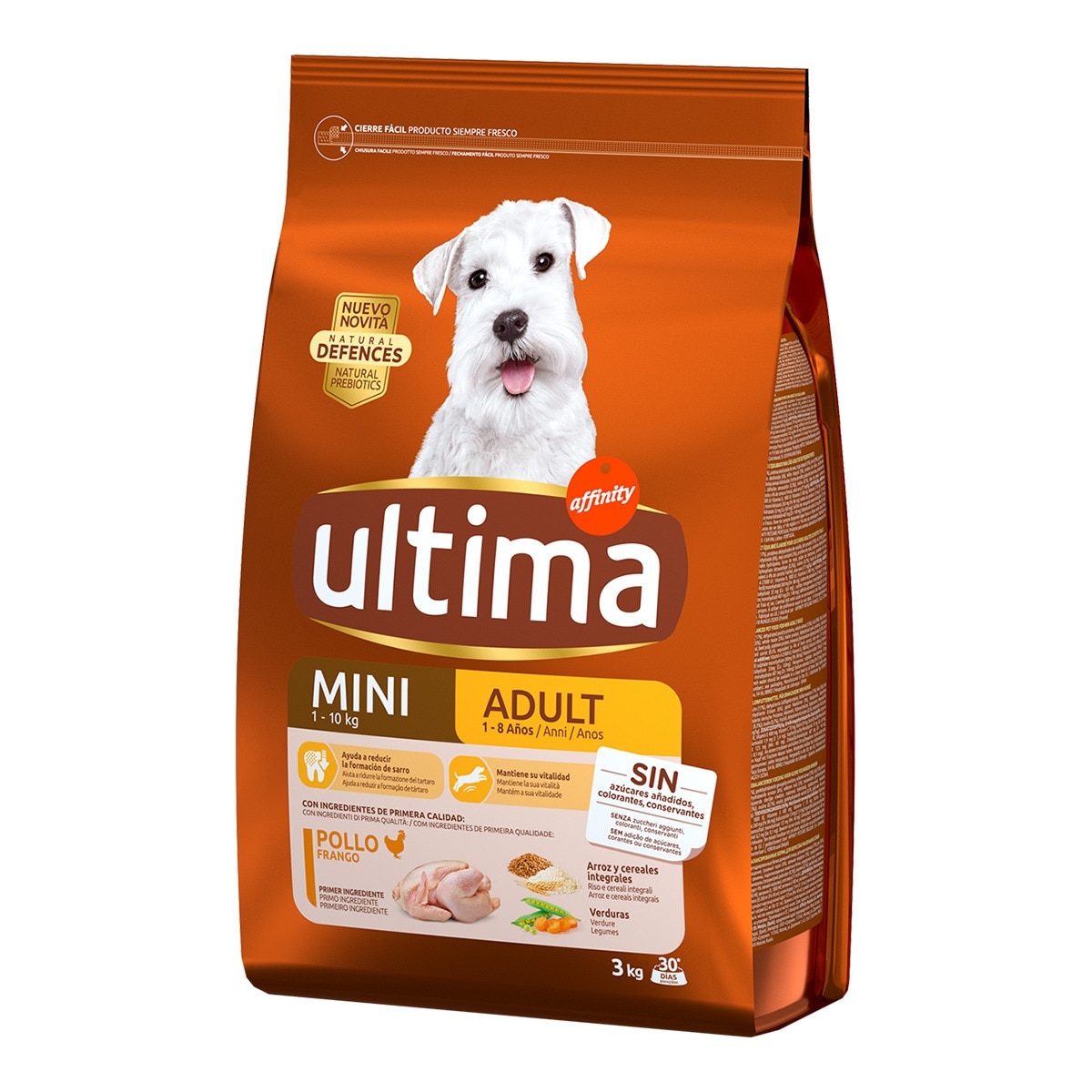 Ultima - Pienso para perros adultos minis Ultima pollo.