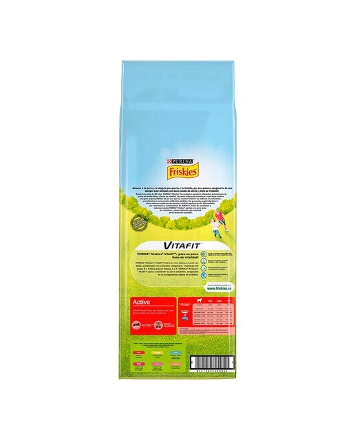 Pienso para perros adultos Friskies Vitafit Active buey 15 kg 2