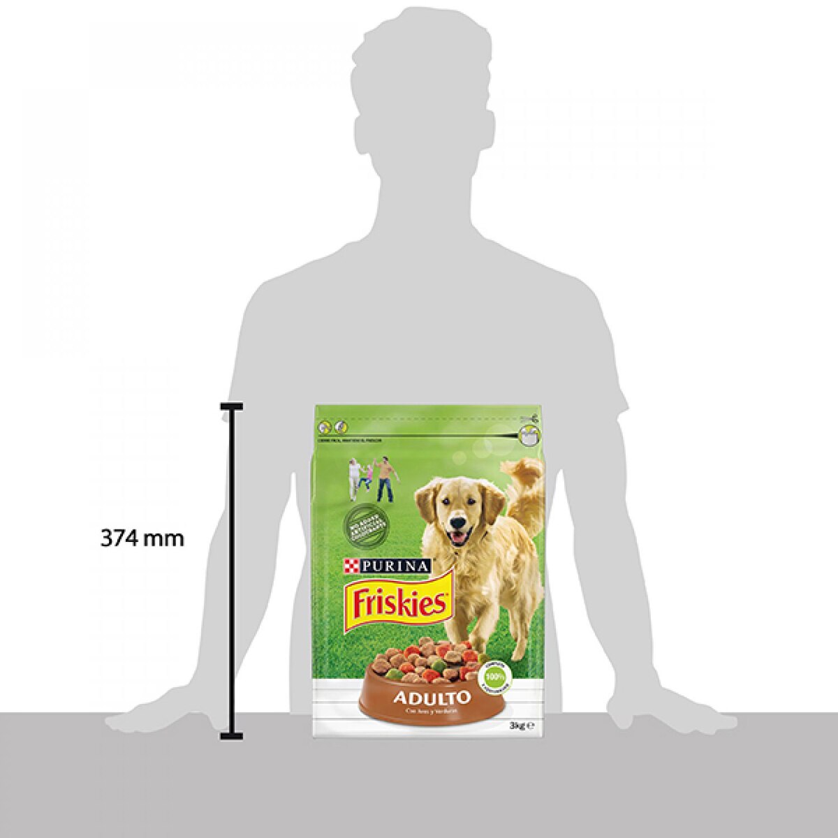 Pienso para perros adultos Friskies aves y verduras 3 kg 4