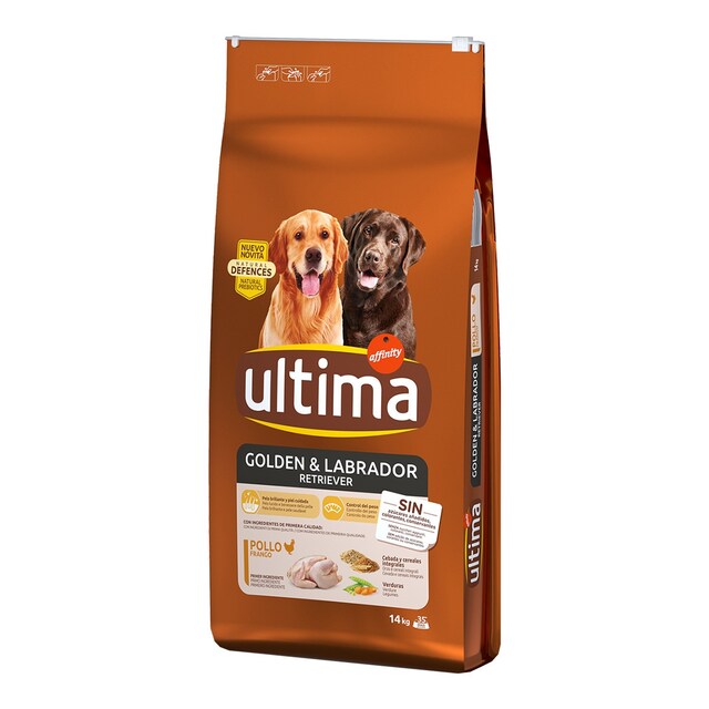 Pienso para perros Ultima Golden & Labrador Retriever 14 kg