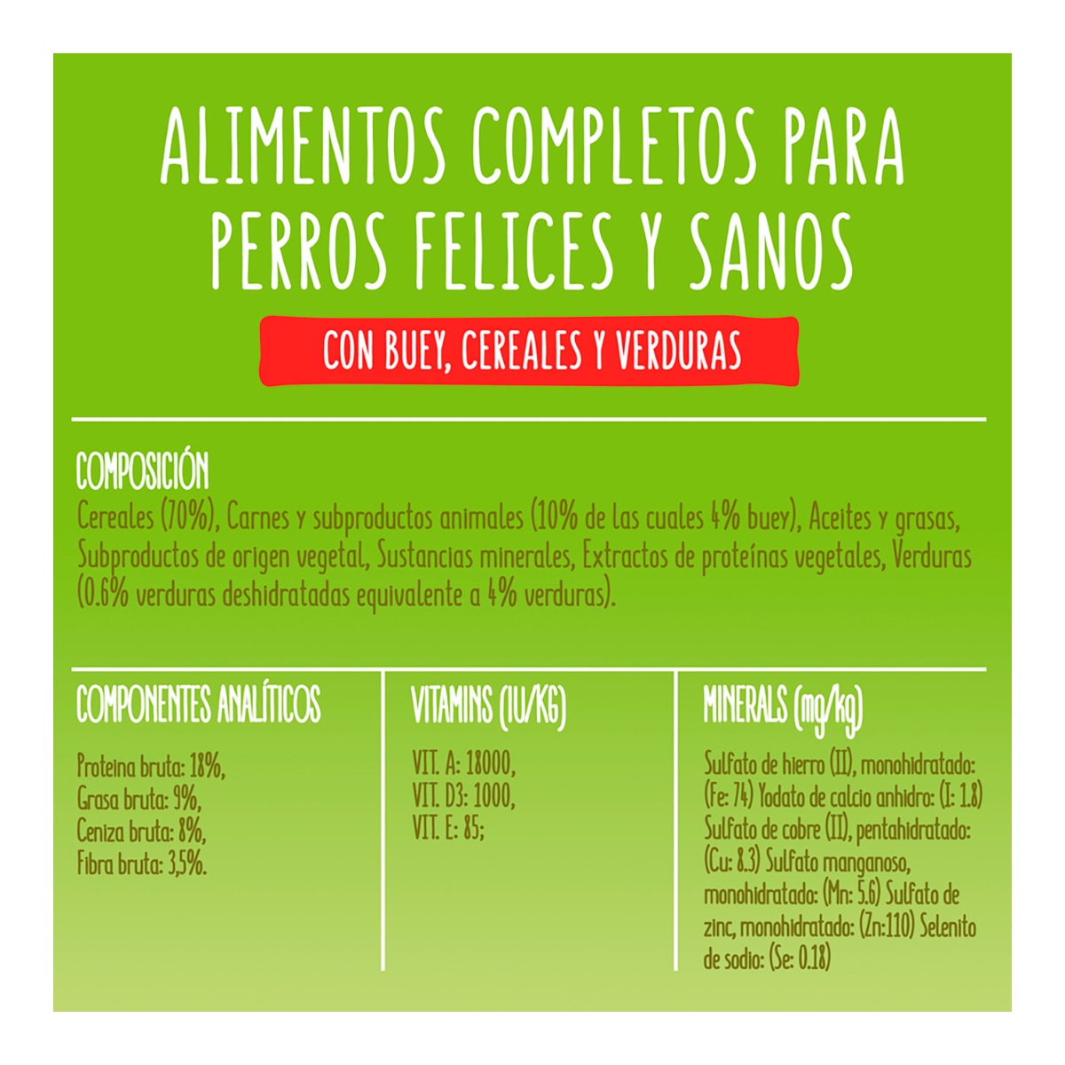 Imagen 7 de Pienso para perros adultos Friskies buey, cereales y verduras