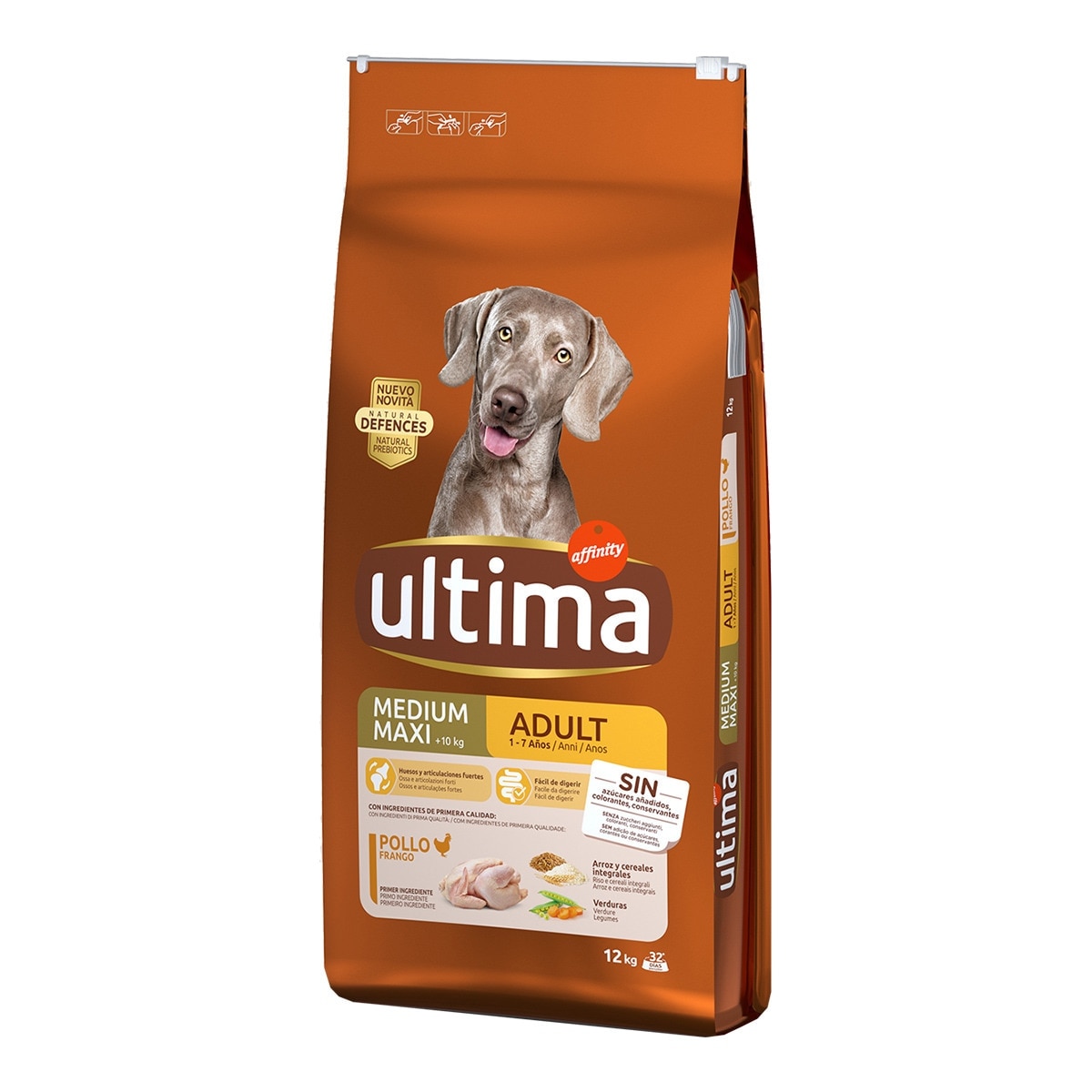 Ultima - Pienso para perros adultos Ultima Medium-Maxi pollo