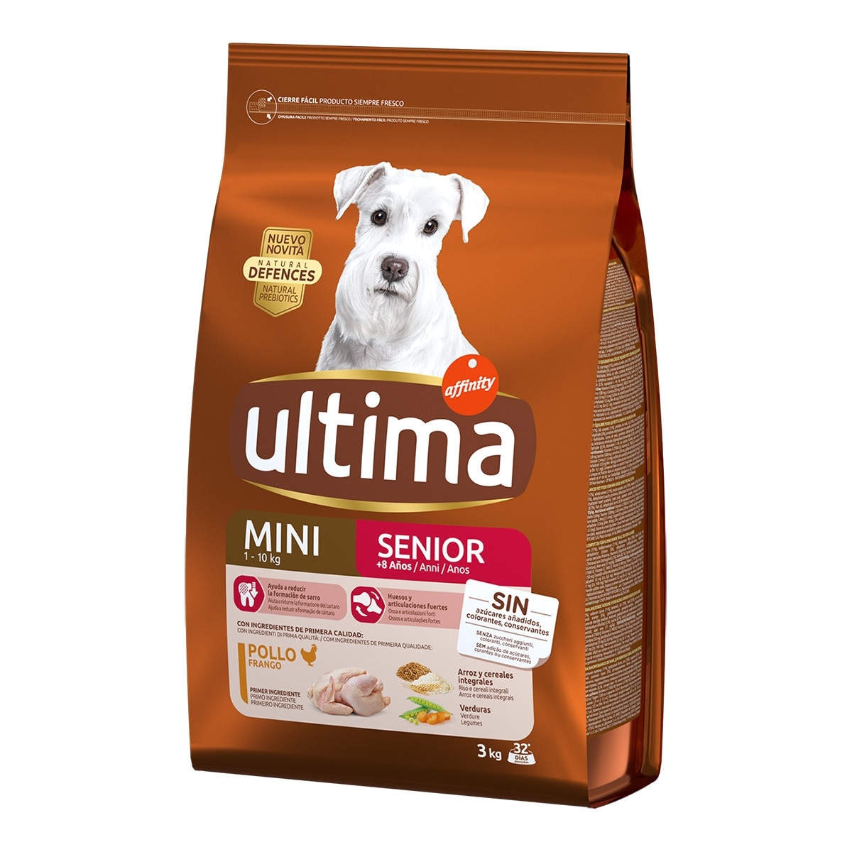 Ultima - Pienso para perros senior minis Ultima pollo