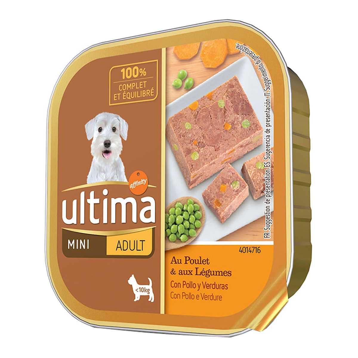 Ultima - Comida húmeda para perros Ultima Mini Spécial Adult Pollo 150 g