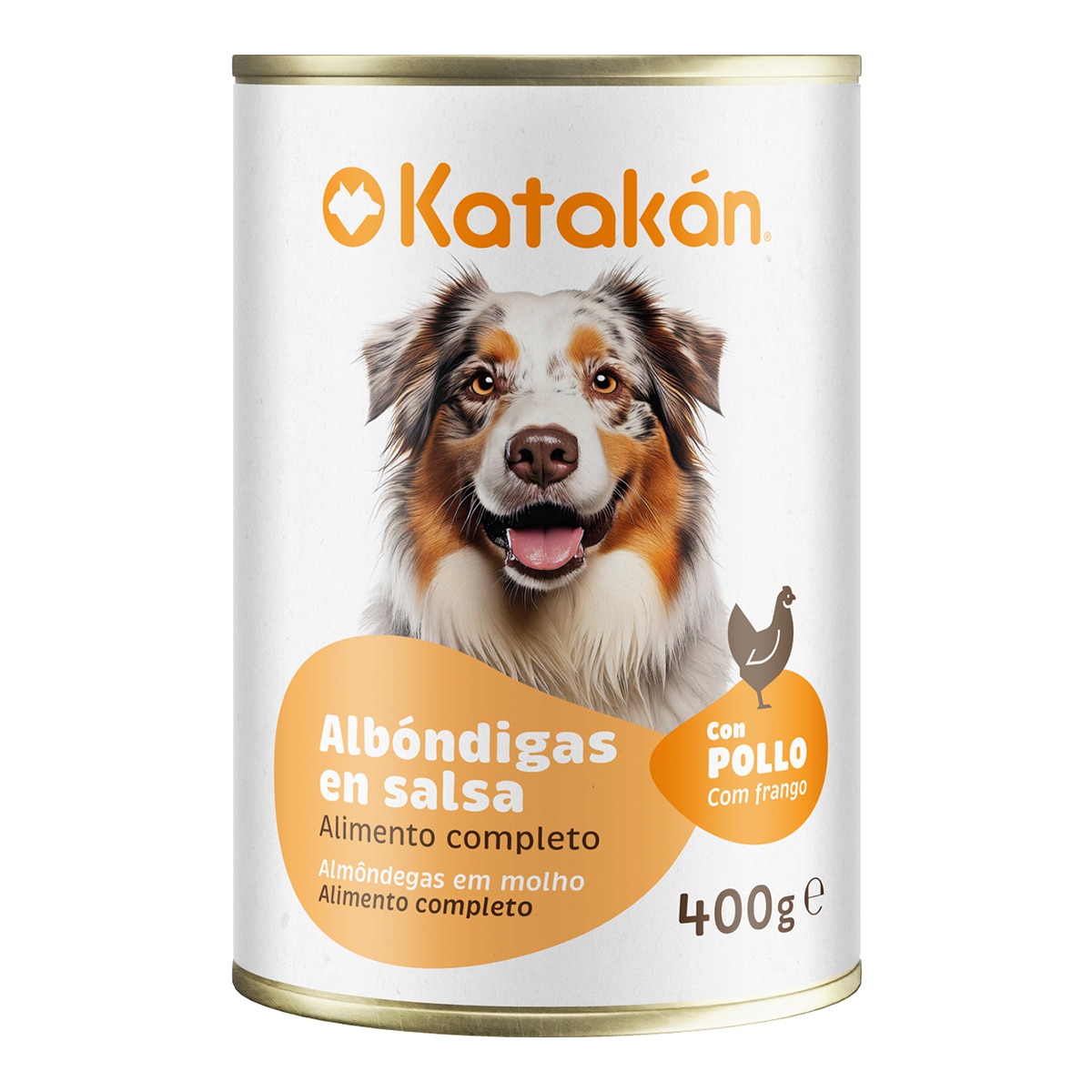 Katakán - Comida húmeda para perros adultos Katakán albondigas en salsa con pollo 400 g