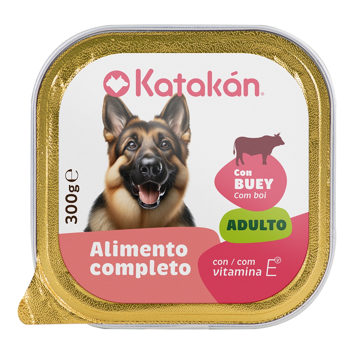 Katakán - Comida húmeda para perros adultos Katakán buey 300 g