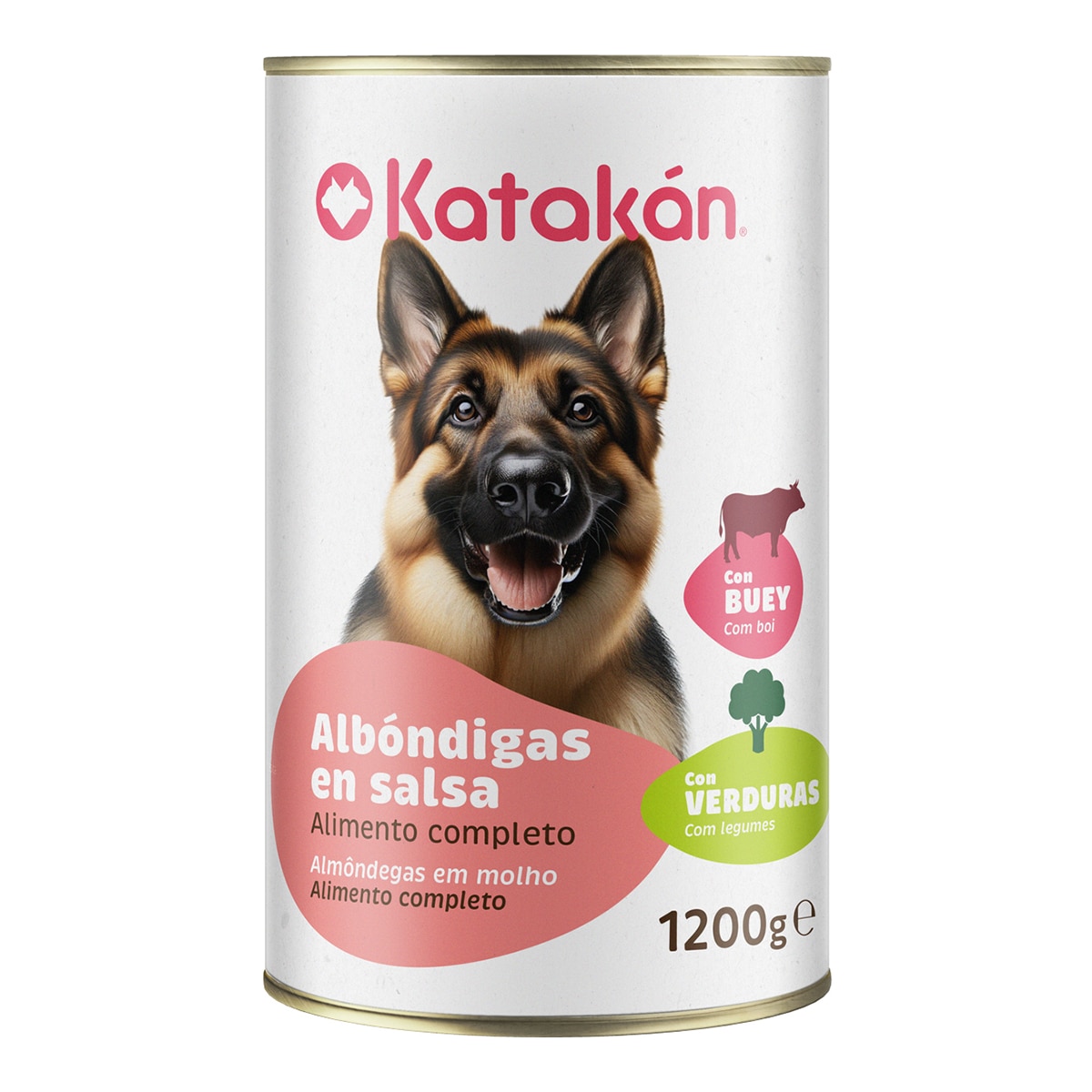 Katakán - Comida húmeda para perros adultos Katakán albondigas en salsa con buey y verduras 1250 g