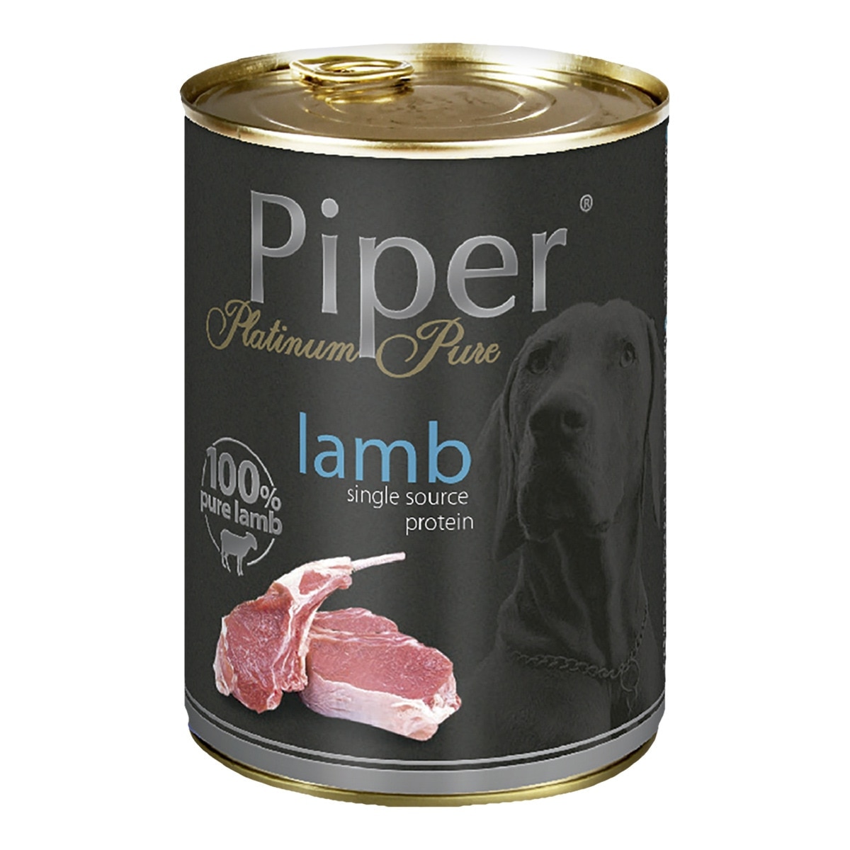 Piper - Comida húmeda para perros adultos Piper Platinum Pure cordero 400 g