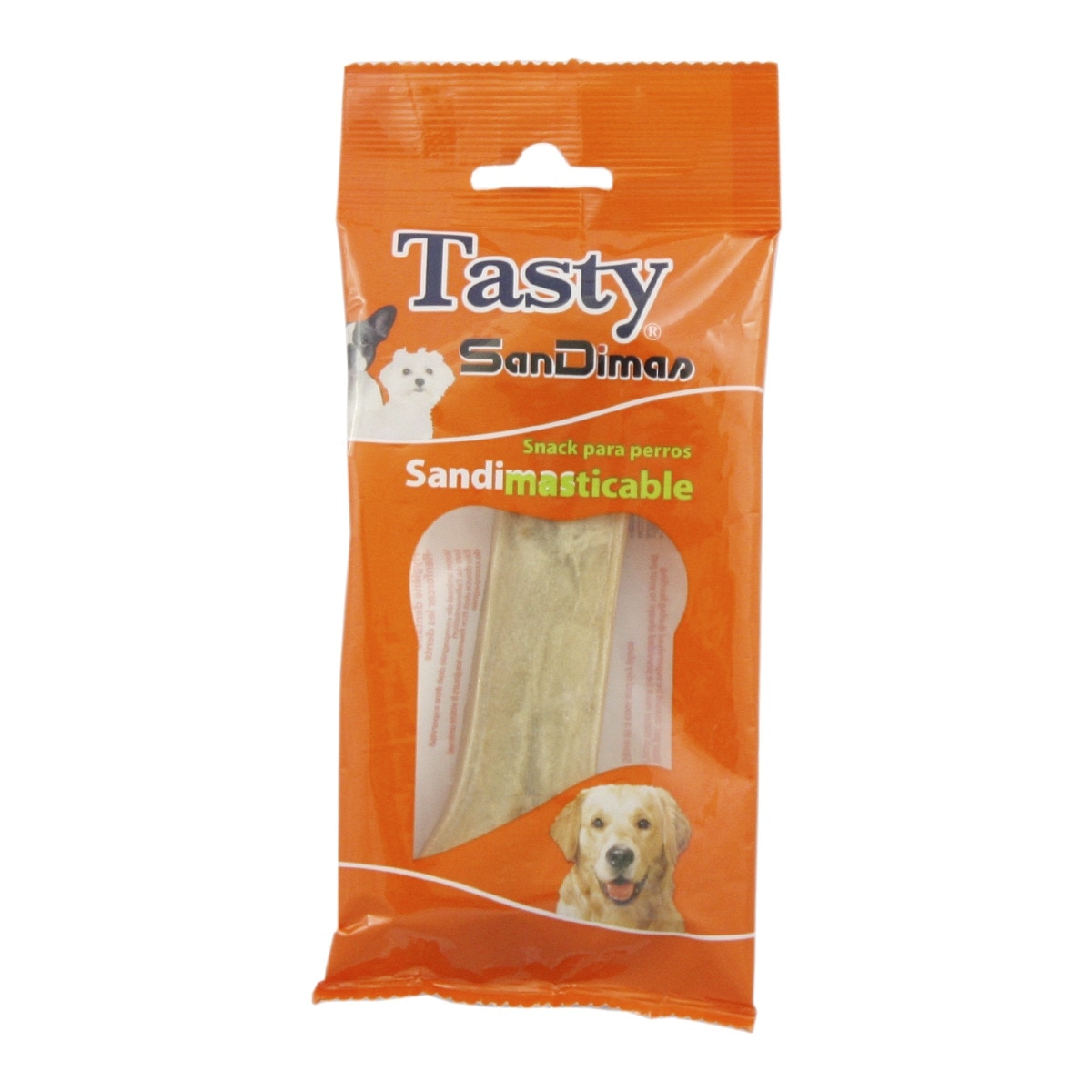 San Dimas - Hueso para perros adultos medianos y grandes San Dimas Tasty Masticable 14 cm.