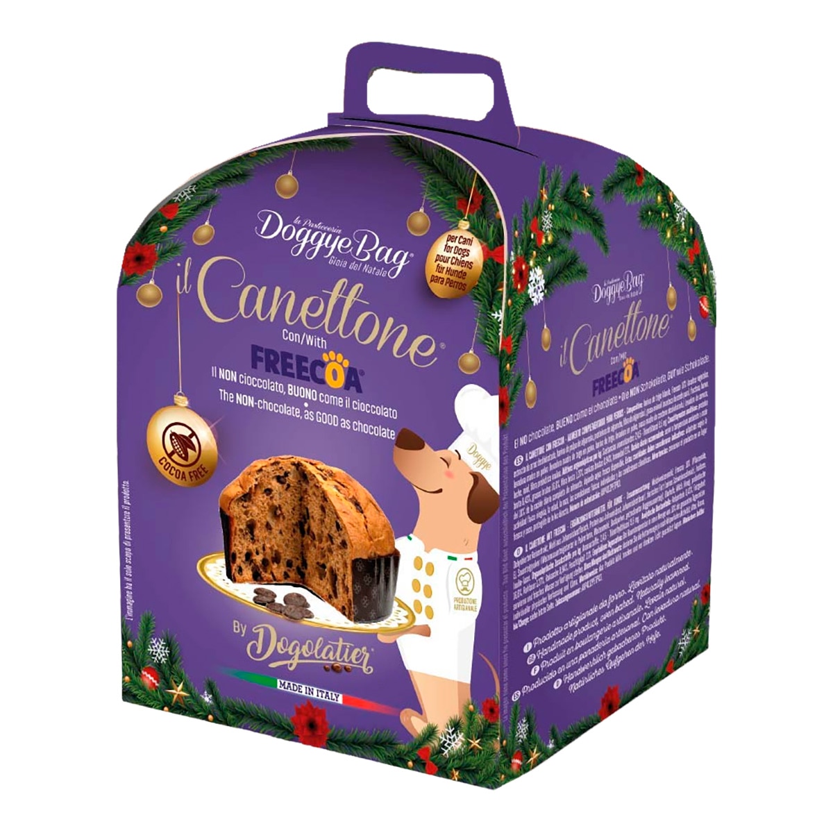 Imagen 1 de Snack para perros adultos Canettone con Freecoa Doggyebag 80 g