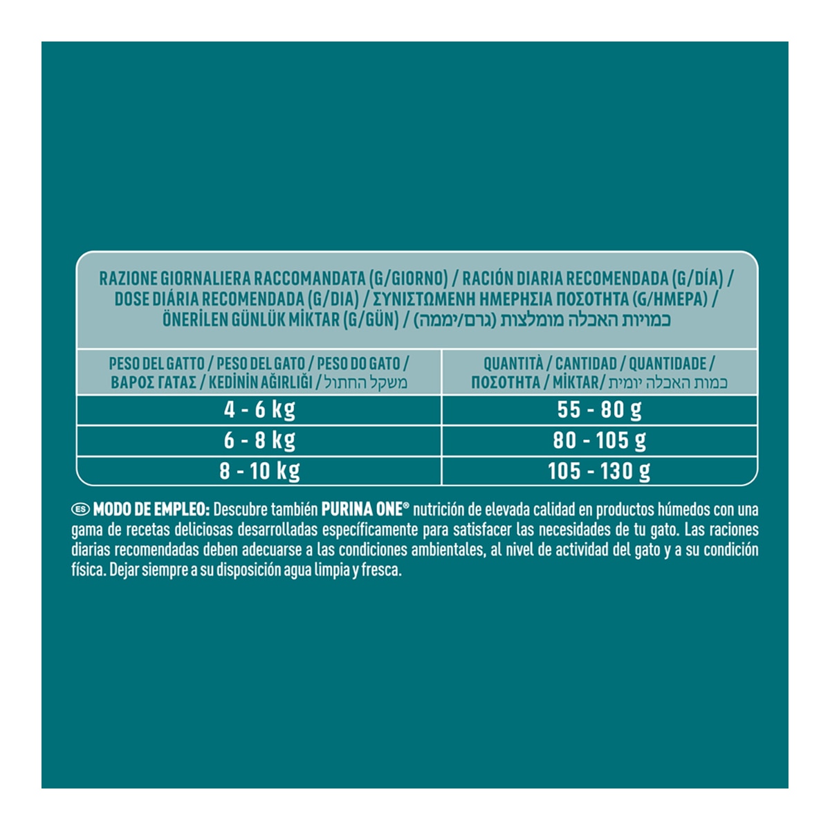 Imagen 4 de PURINA ONE Sterilcat pienso para gatos adultos esterilizados con salmón y trigo envase 800 g