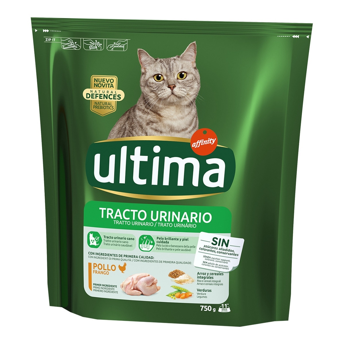 Ultima - Pienso para gatos Ultima Control Tracto Urinario pollo.