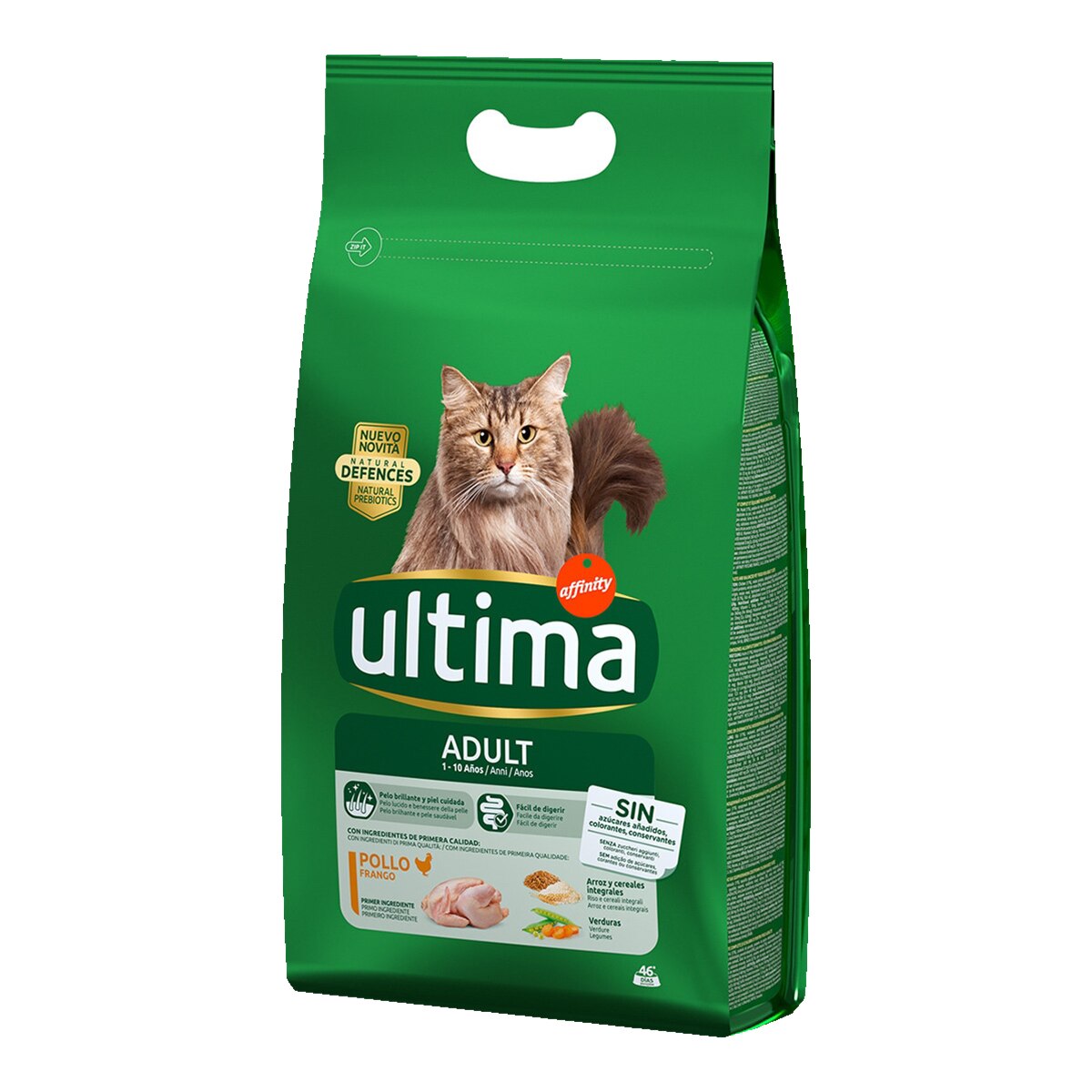 Ultima - Pienso para gatos Ultima Adult pollo.