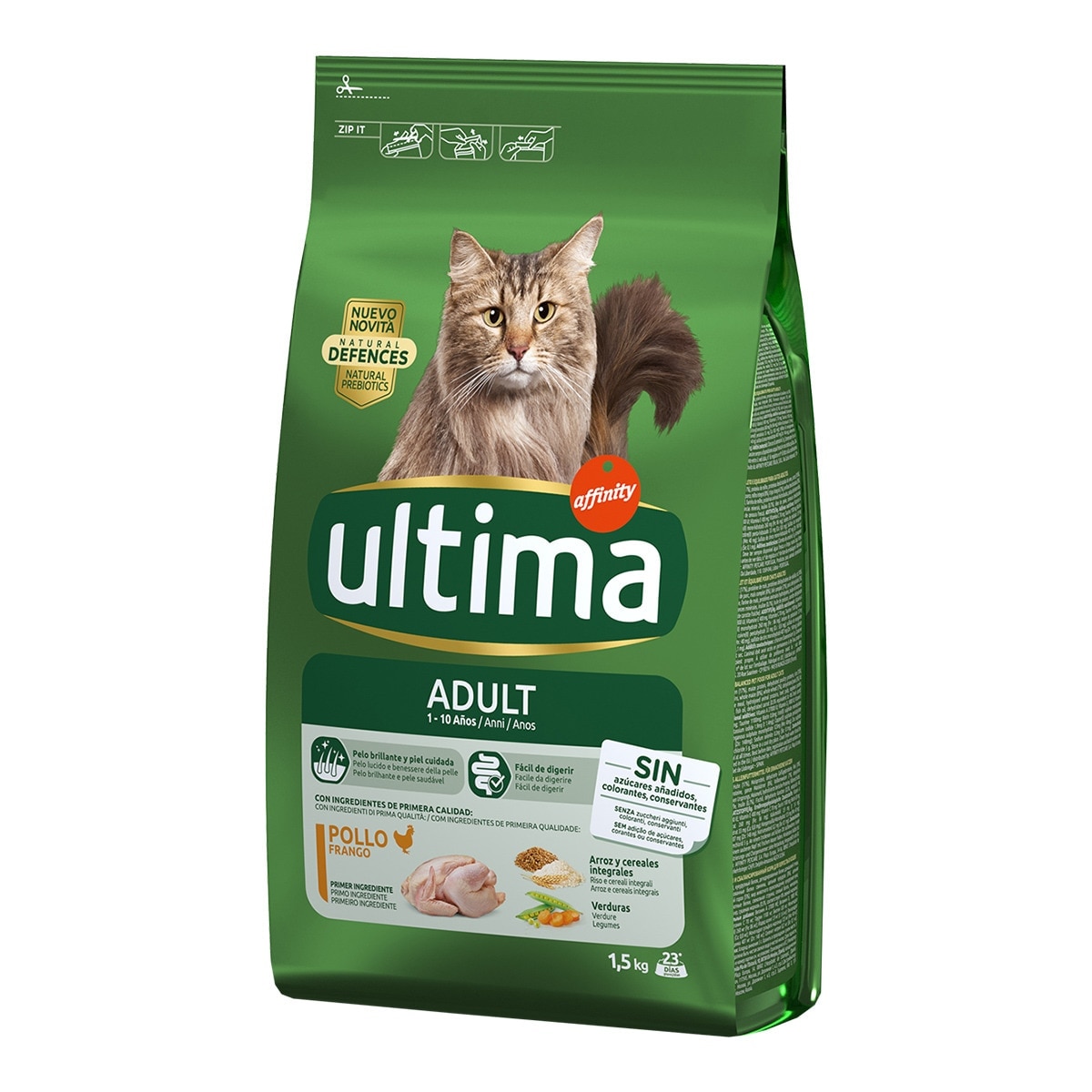 Ultima - Pienso para gatos Ultima Adult pollo.