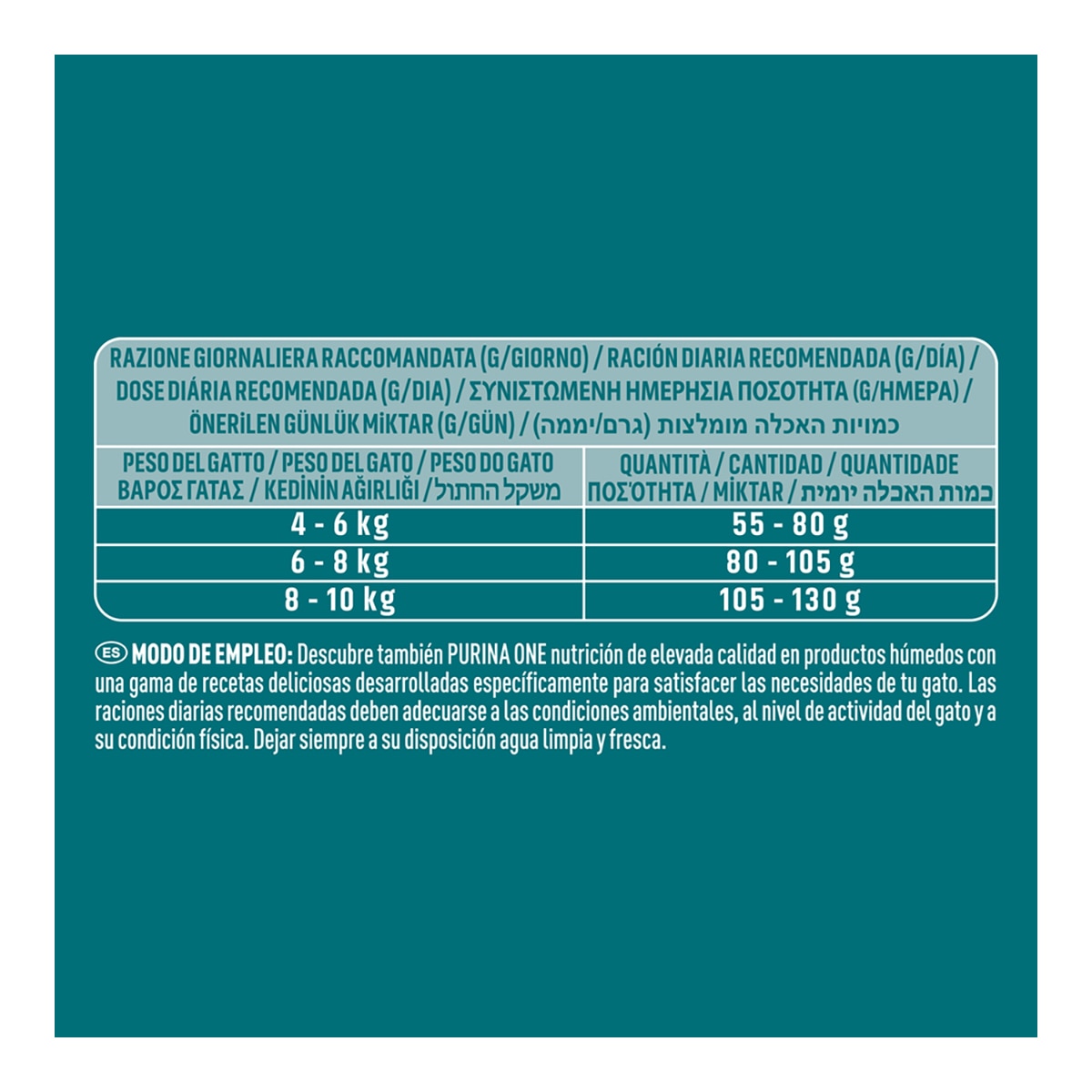 Pienso para gatos adultos esterilizados Purina One Bifensis salmón y trigo 4