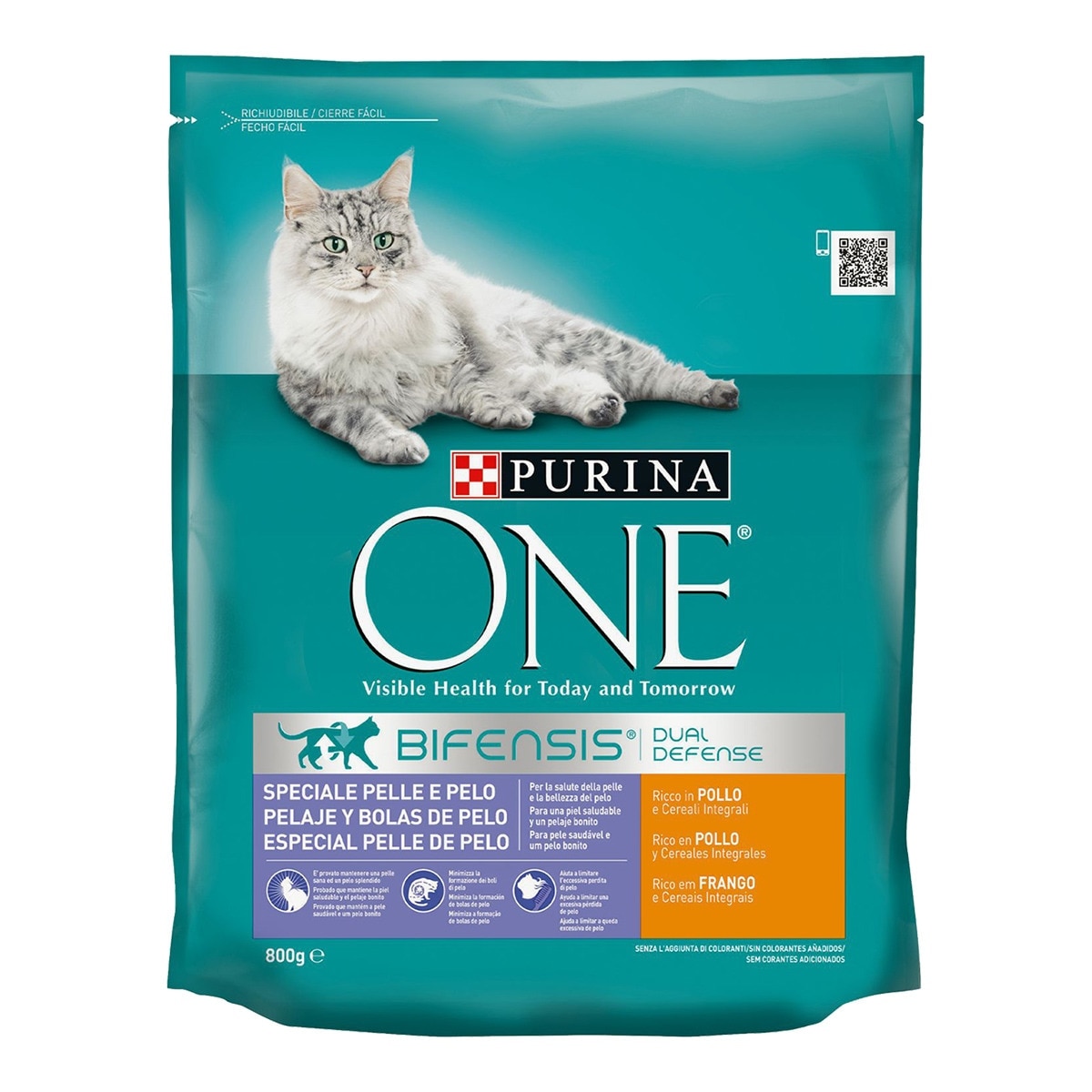 Purina One - Pienso para gatos adultos Purina One Bifensis pelaje y bolas de pelo