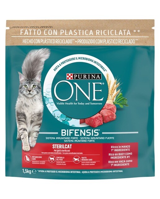 Purina Friskies - Pienso para gatos adultos Friskies salmón 4 Kg