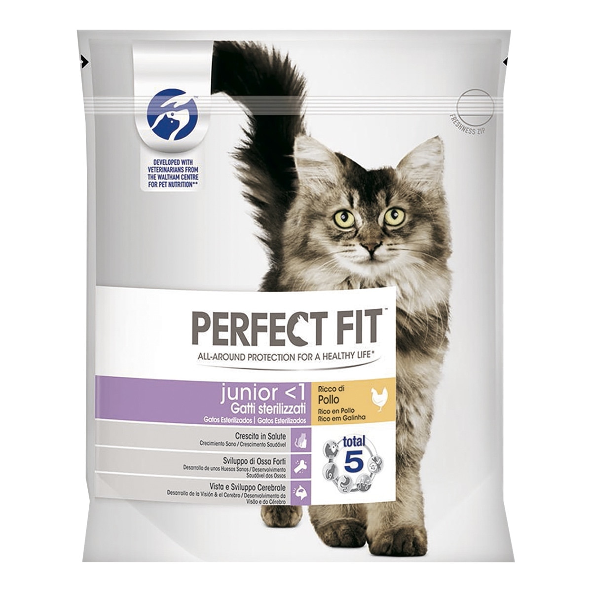 Perfect Fit - Pienso para gatos junior Perfect Fit esterilizado pollo 750 g