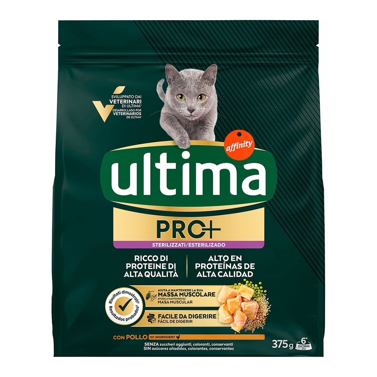 Ultima - Pienso para gatos adultos esterilizados Ultima Pro+ pollo