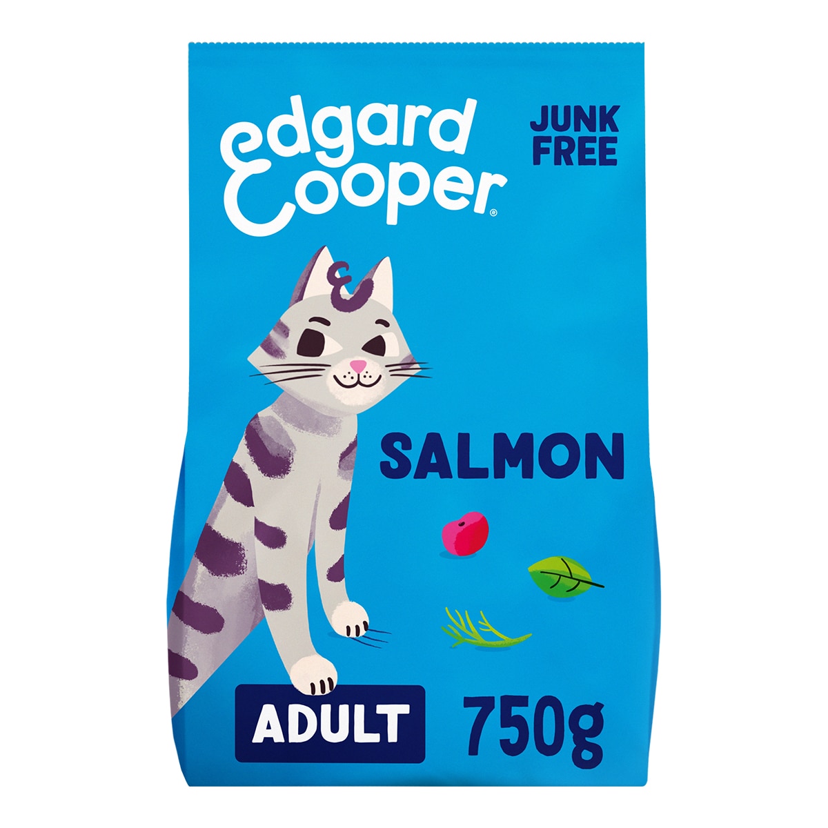 Imagen 0 de Pienso para gatos adultos Edgard & Cooper salmón sin cereales