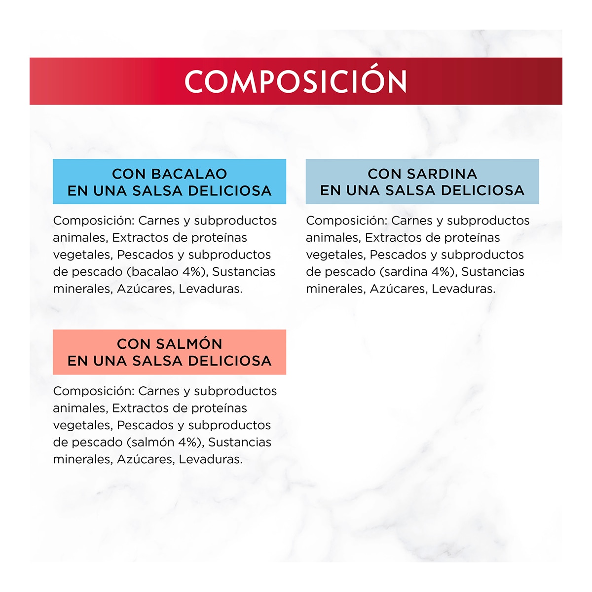GOURMET Mon Petit comida húmeda para gatos selección de pescados 6 unidades 50 g 3