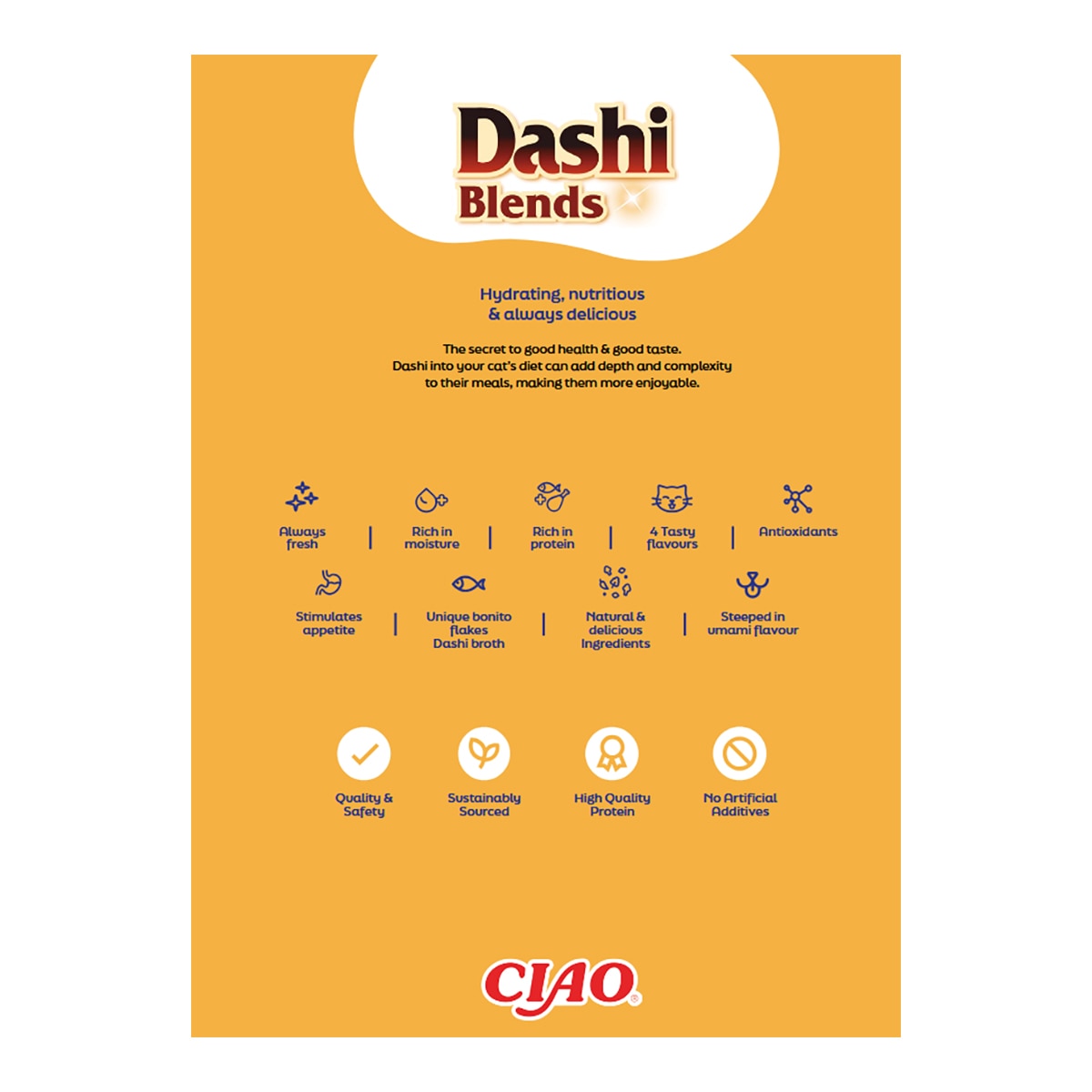 Comida húmeda para gatos adultos Dashi Churu pollo con atún 40 g 2