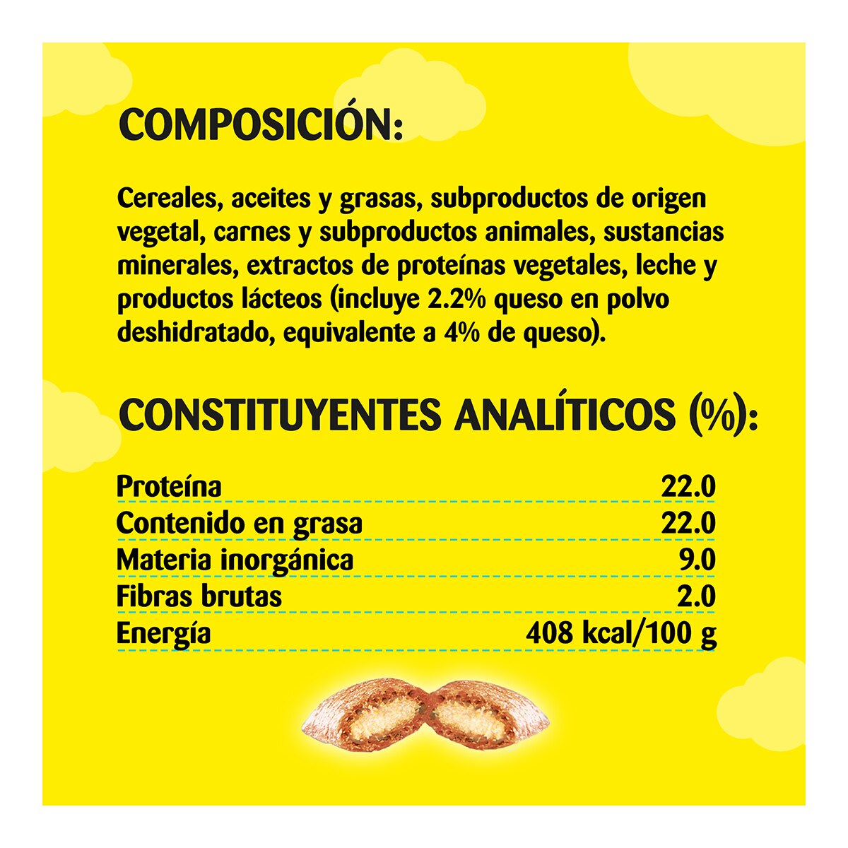 Snack para gatos adultos Catisfactions queso 60 g 2