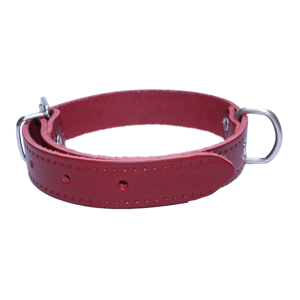 San Dimas - Collar San Dimas para perros pequeños cuero liso.