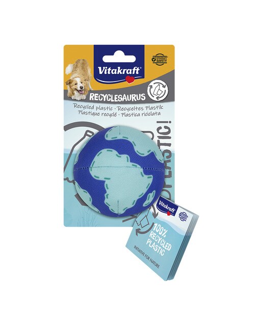 Vitakraft - Juguete Vitakraft para perros pelota Dino Planet.