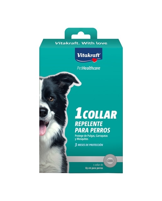 Vitakraft - Collar repelente Vitakraft para perros Biocida 65 cm.