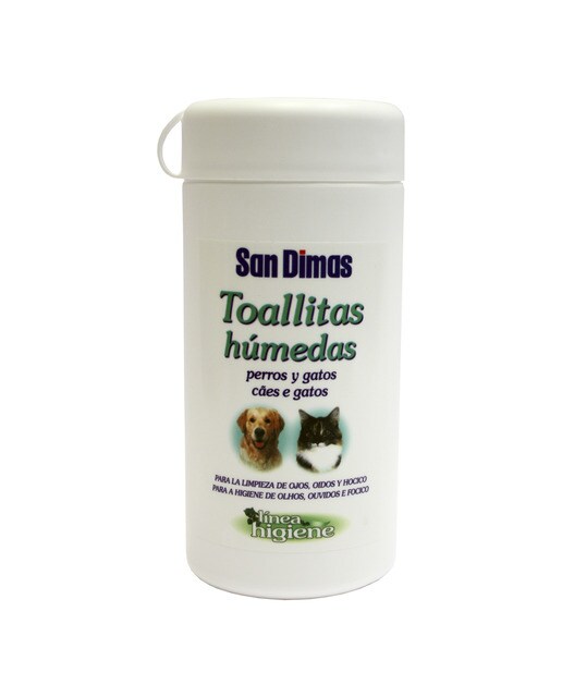 San Dimas - Toallitas húmedas San Dimas para perros y gatos 50 uds.