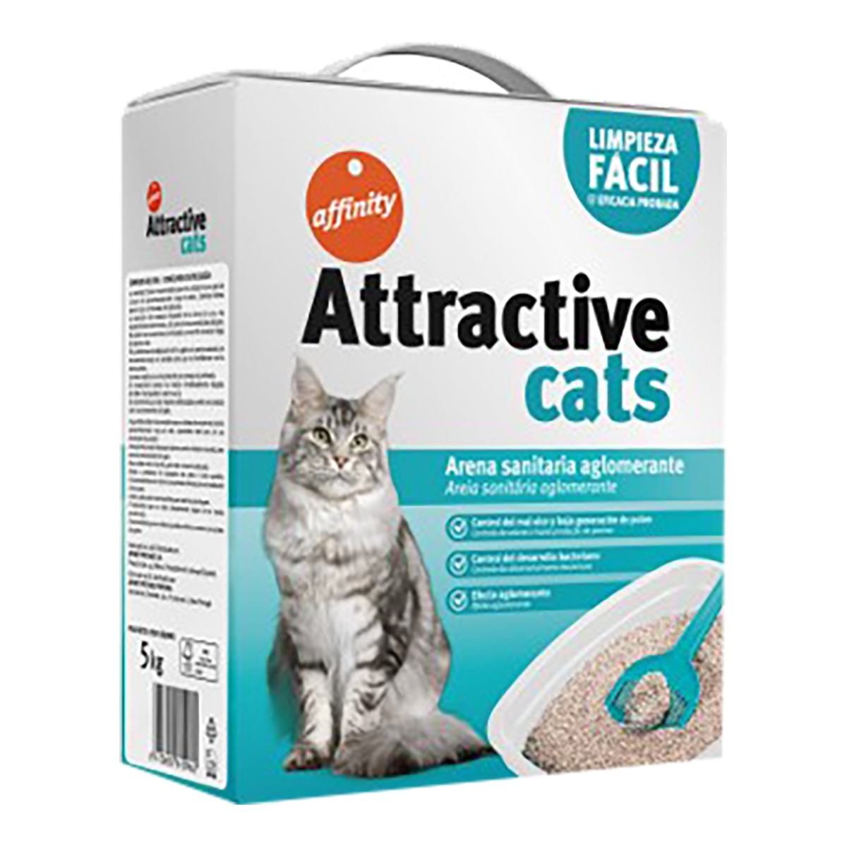 Imagen 0 de Arena aglomerante Affinity Attractive Cats para gatos 5 Kg