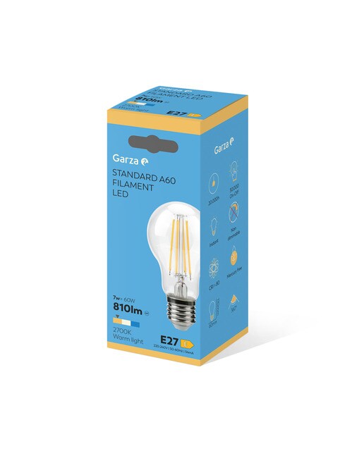 Lâmpada LED Filamento Standard E27 810 lm 3000 K - 7 W 2