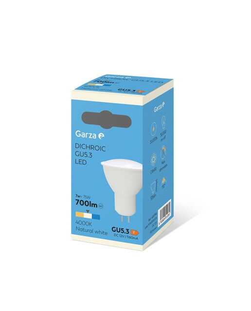 Lâmpada LED Dicroica GU5.3 700 lm 4000 K - 7 W Luz neutra (>=3000 K/<=5000 K).-2