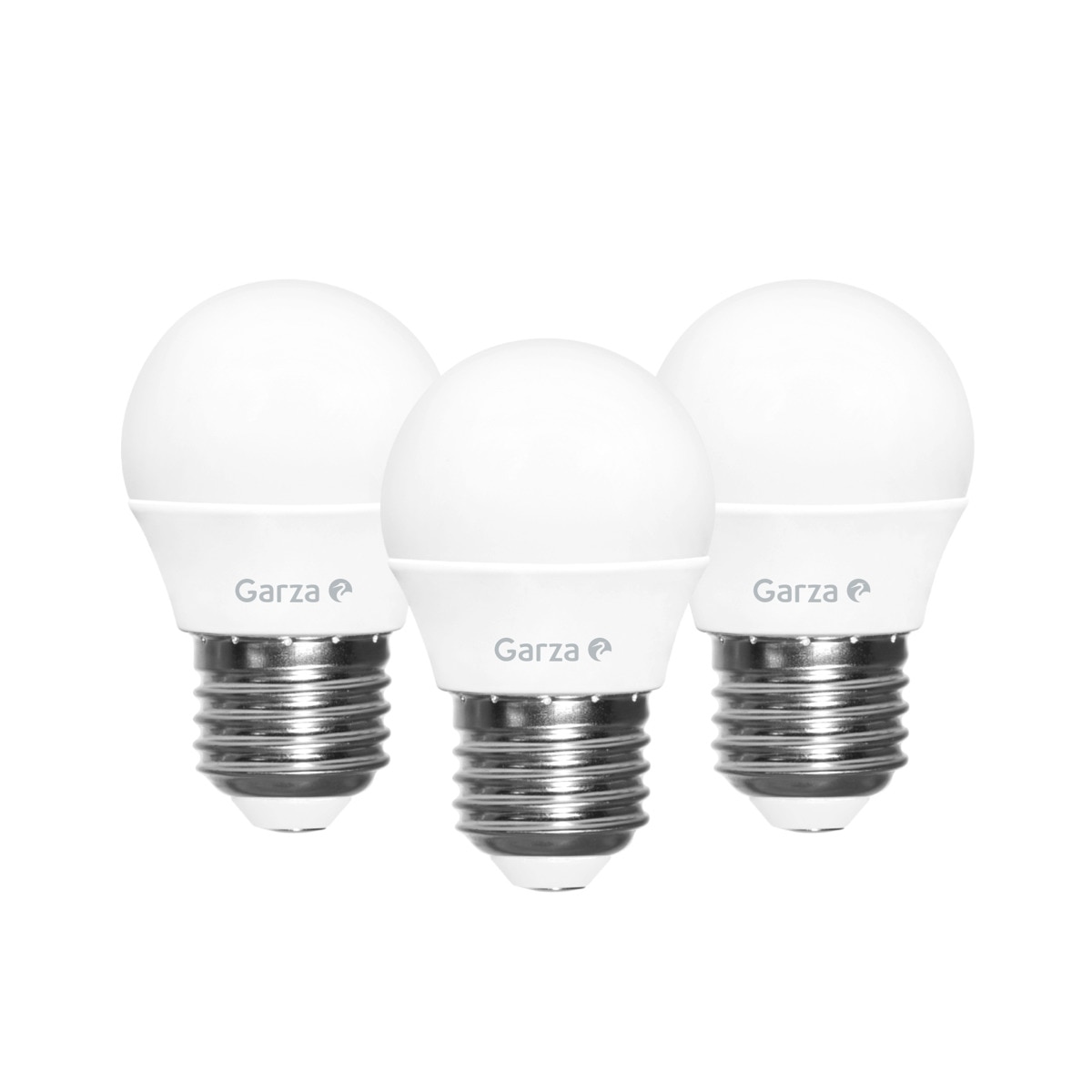 Imagen 0 de Pack de 3 bombillas LED esférica E27 5,5 W 470 lm 6500 K