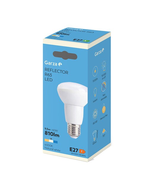 Lâmpada LED R63 E27 9,5 W 810 lm 4000 K Luz neutra (>=3000 K/<=5000 K).-2