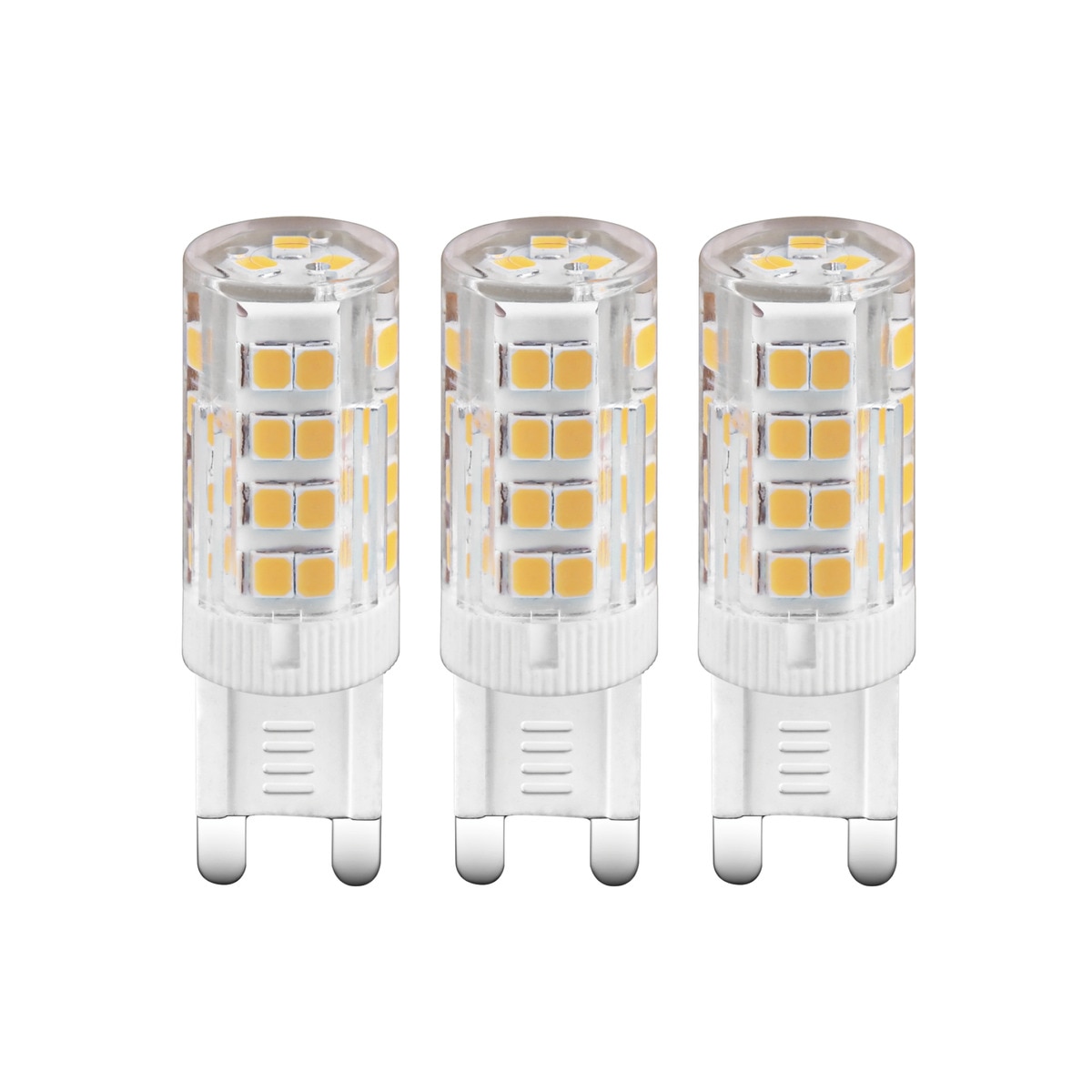 Imagen 0 de Pack de 3 bombillas LED cápsula G9 3 W 300 lm 3000 K