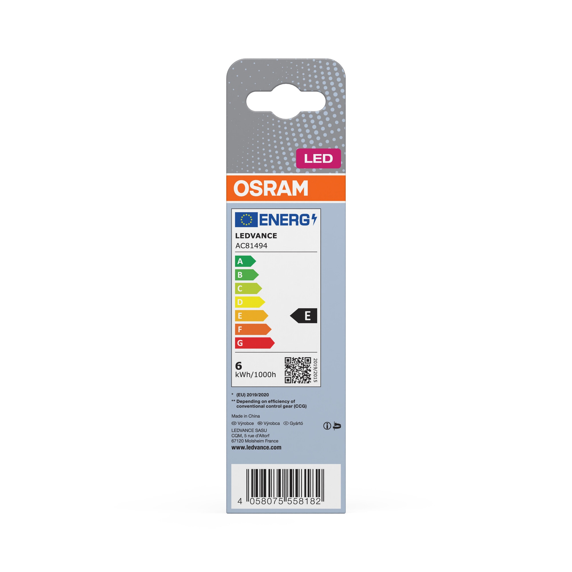 Bombilla LED Especial 6W G24D-1 4000K Osram Dulux D Blanco-4