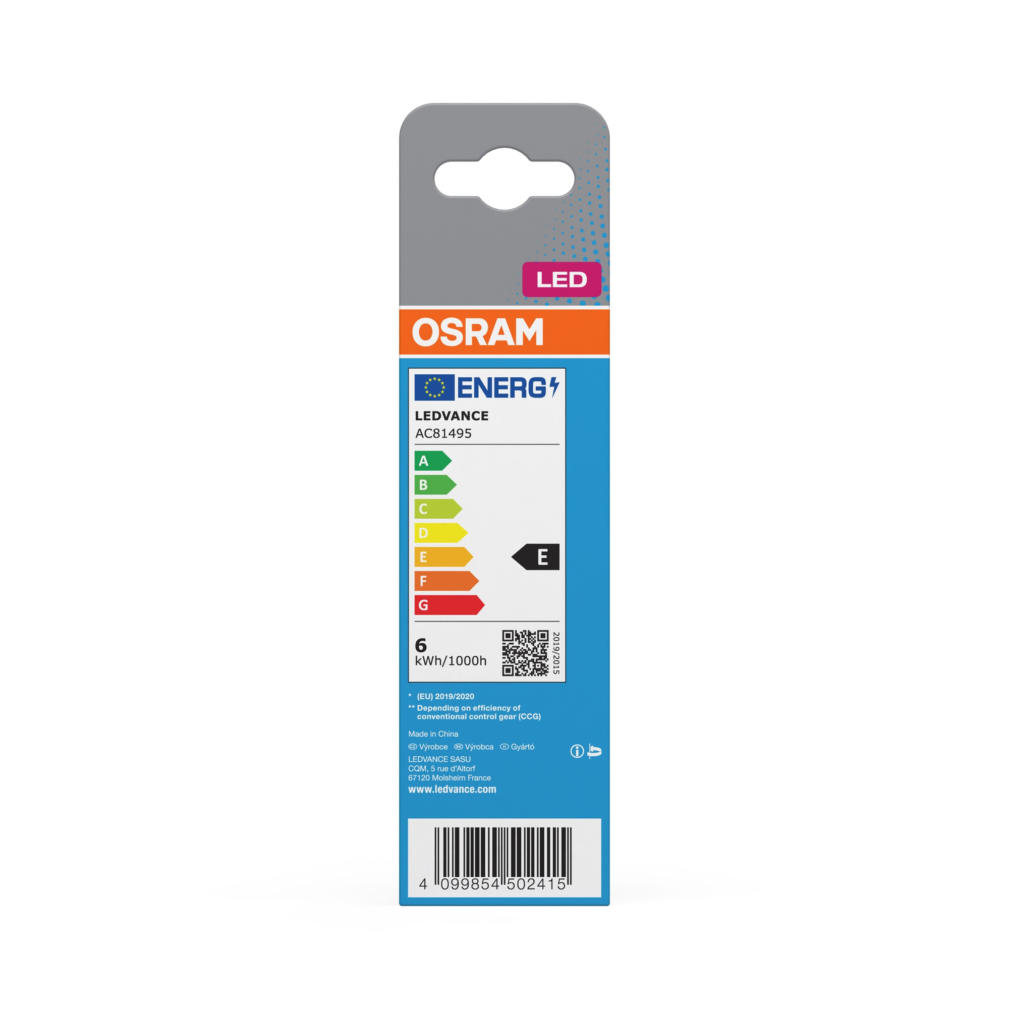 Lâmpada LED Especial 6 W G24D-1 6500 K Osram Dulux D Branco-4