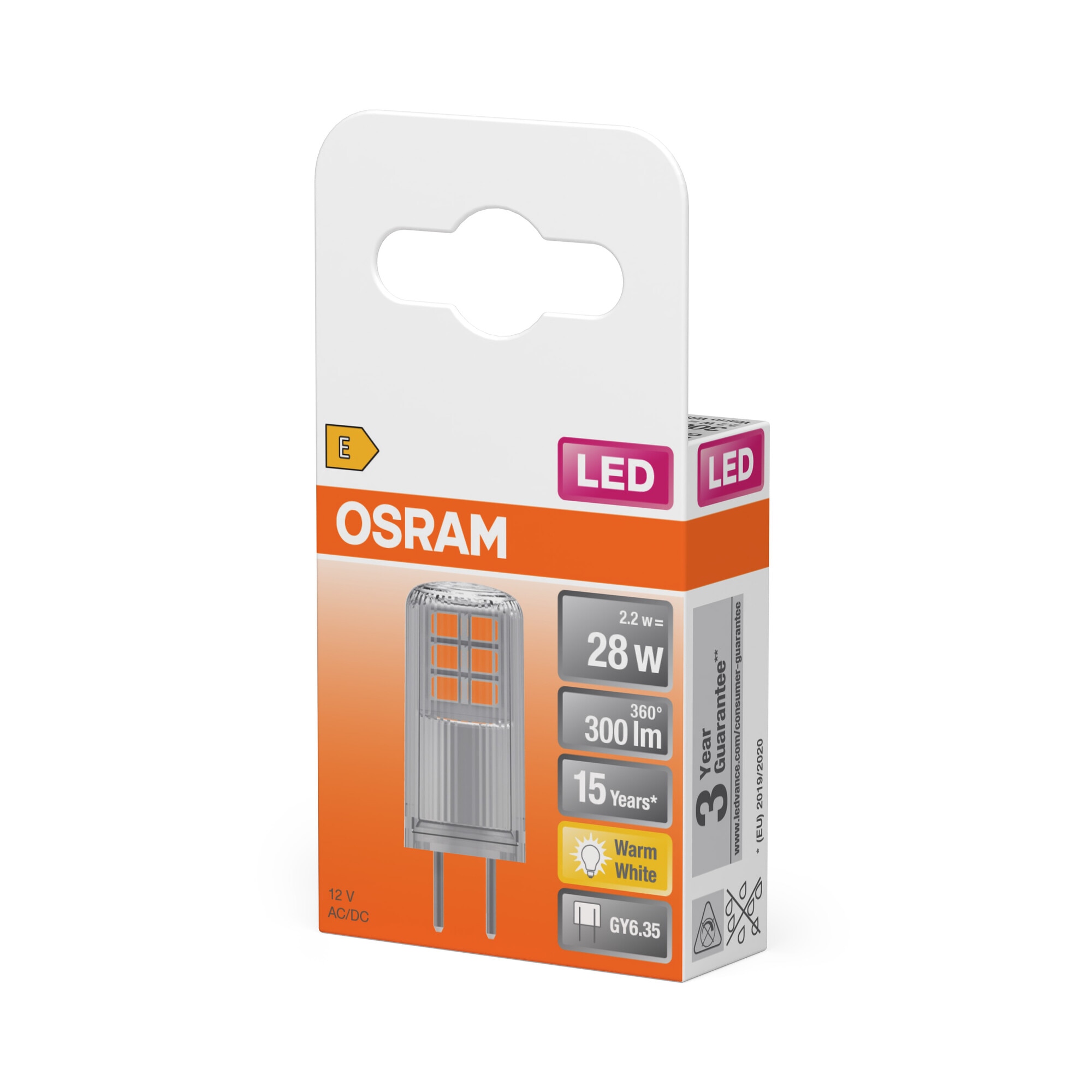 Bombilla LED GY6.35 2.6W Luz Cálida Osram Multicolor-3