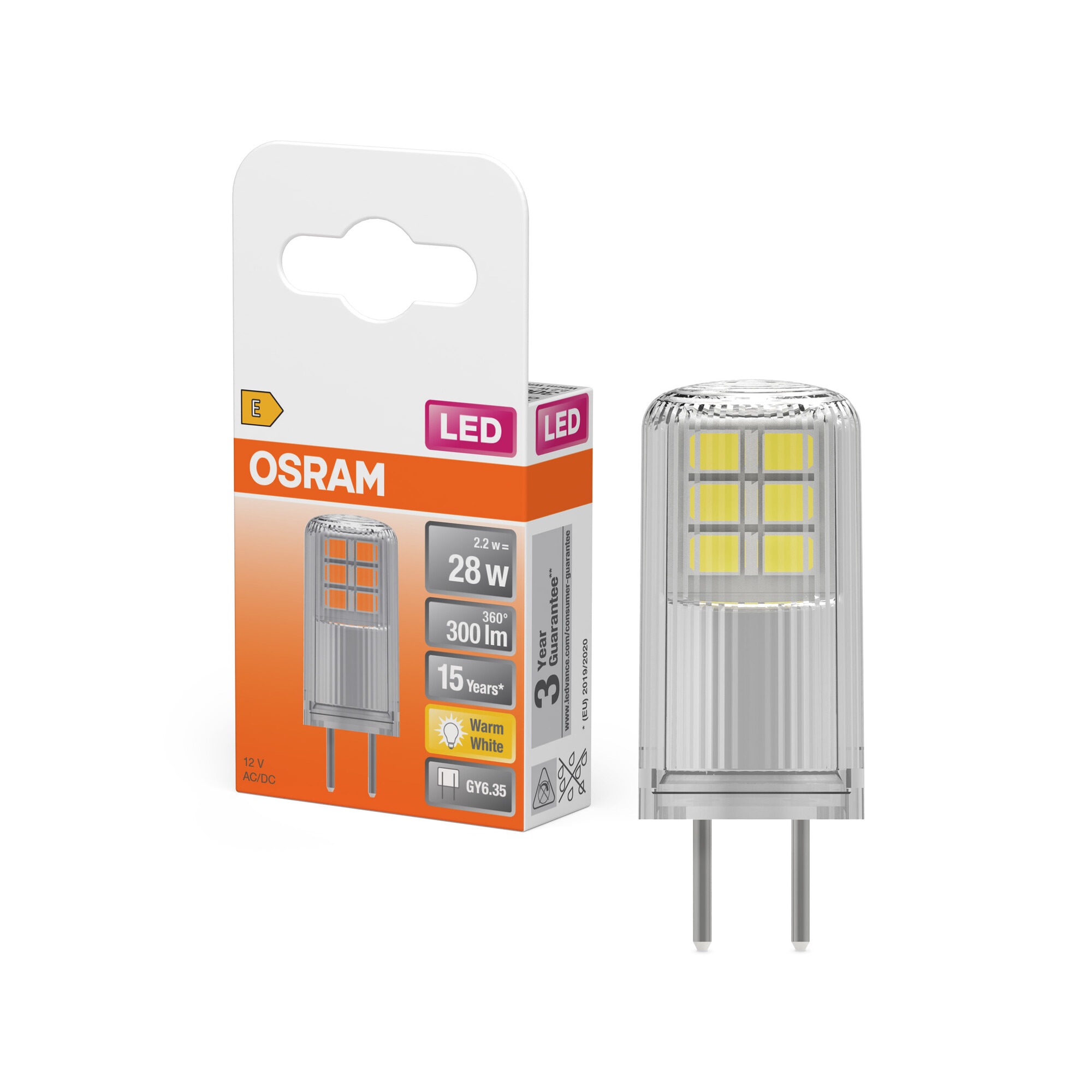 Bombilla LED GY6.35 2.6W Luz Cálida Osram Multicolor-5