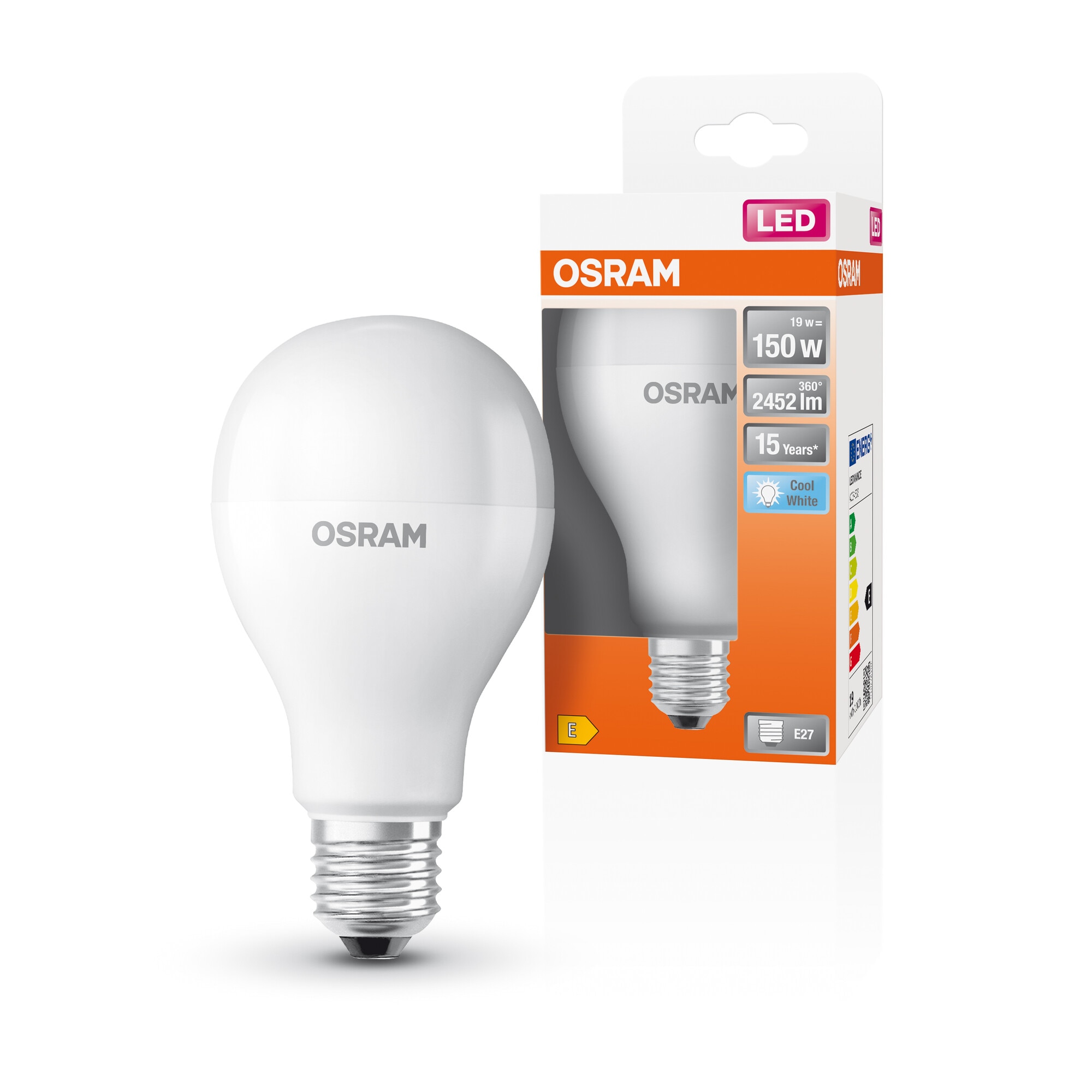 Lâmpada LED Normal E27 19 W Luz Neutra Osram Branco-5