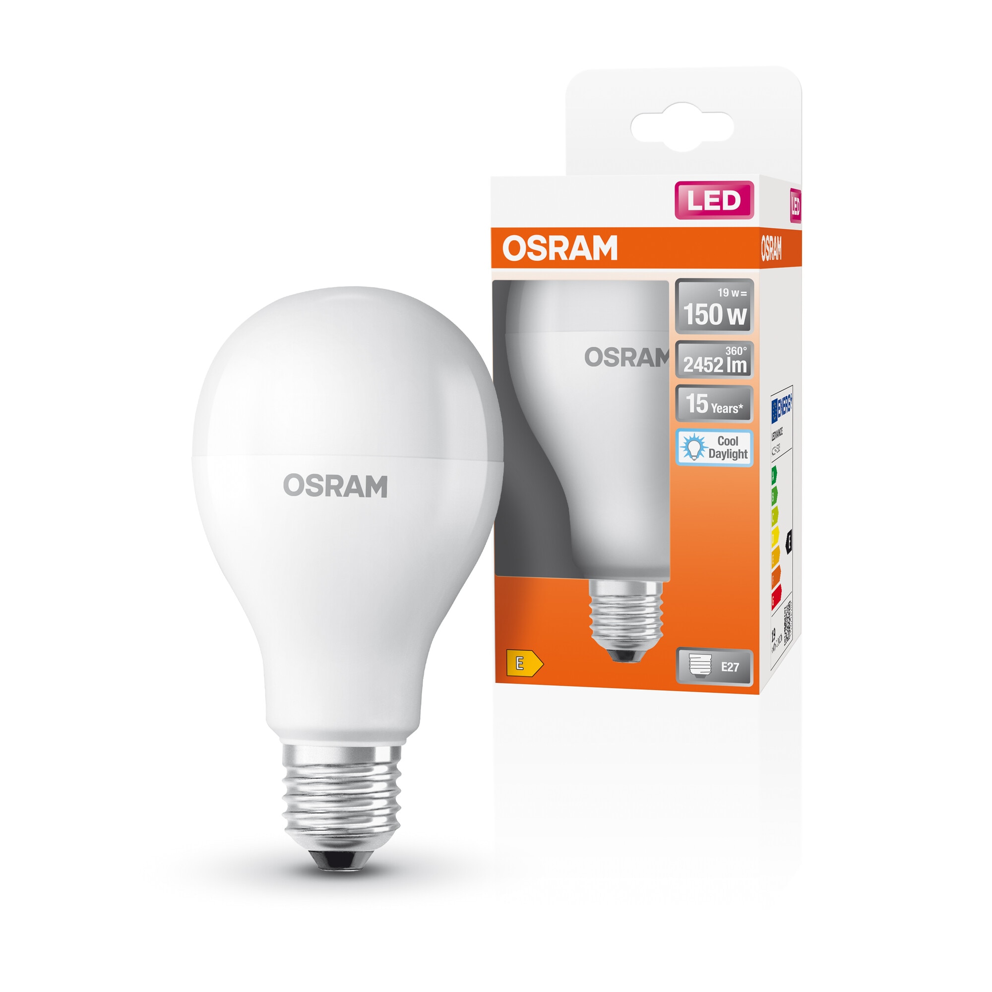 Bombilla LED Estándar E27 19W Luz Fría Osram Blanco-5