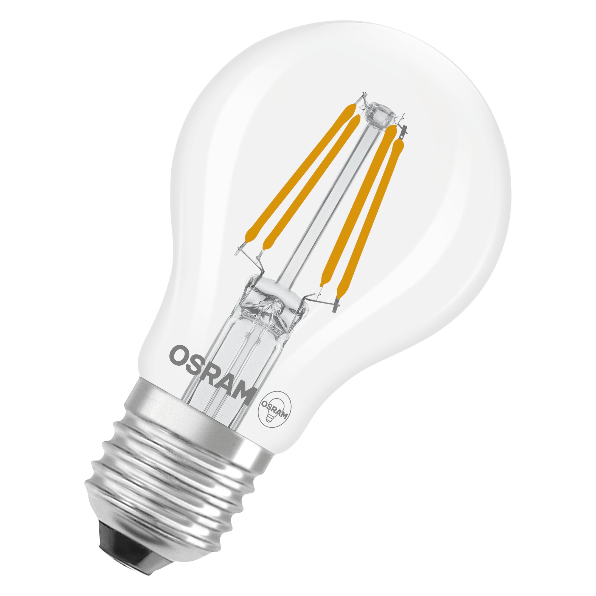 Imagen 0 de Bombilla LED Estándar Cristal Filamento E27 4W Luz Cálida Osram