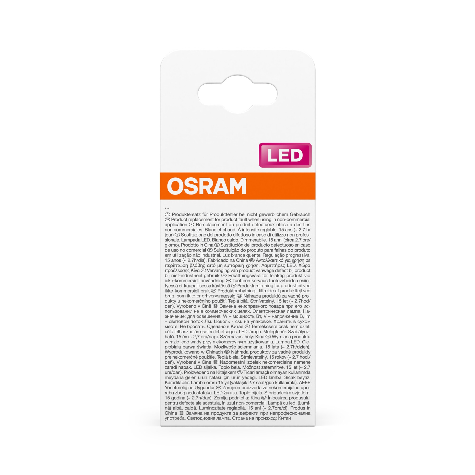 Bombilla LED Estándar Cristal Filamento E27 11W Luz Cálida Regulable Osram Transparente-4