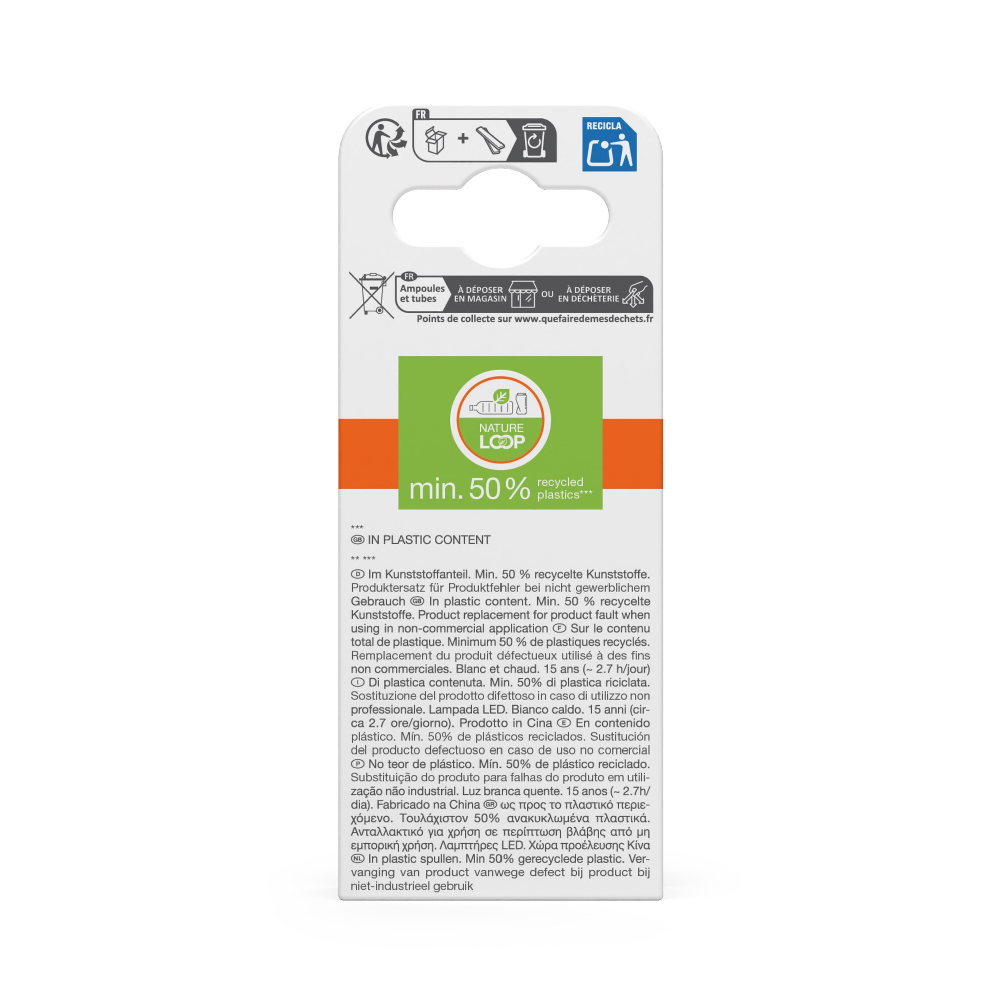 Bombilla LED Esférica E14 4,9W Luz Cálida Osram Blanco-4