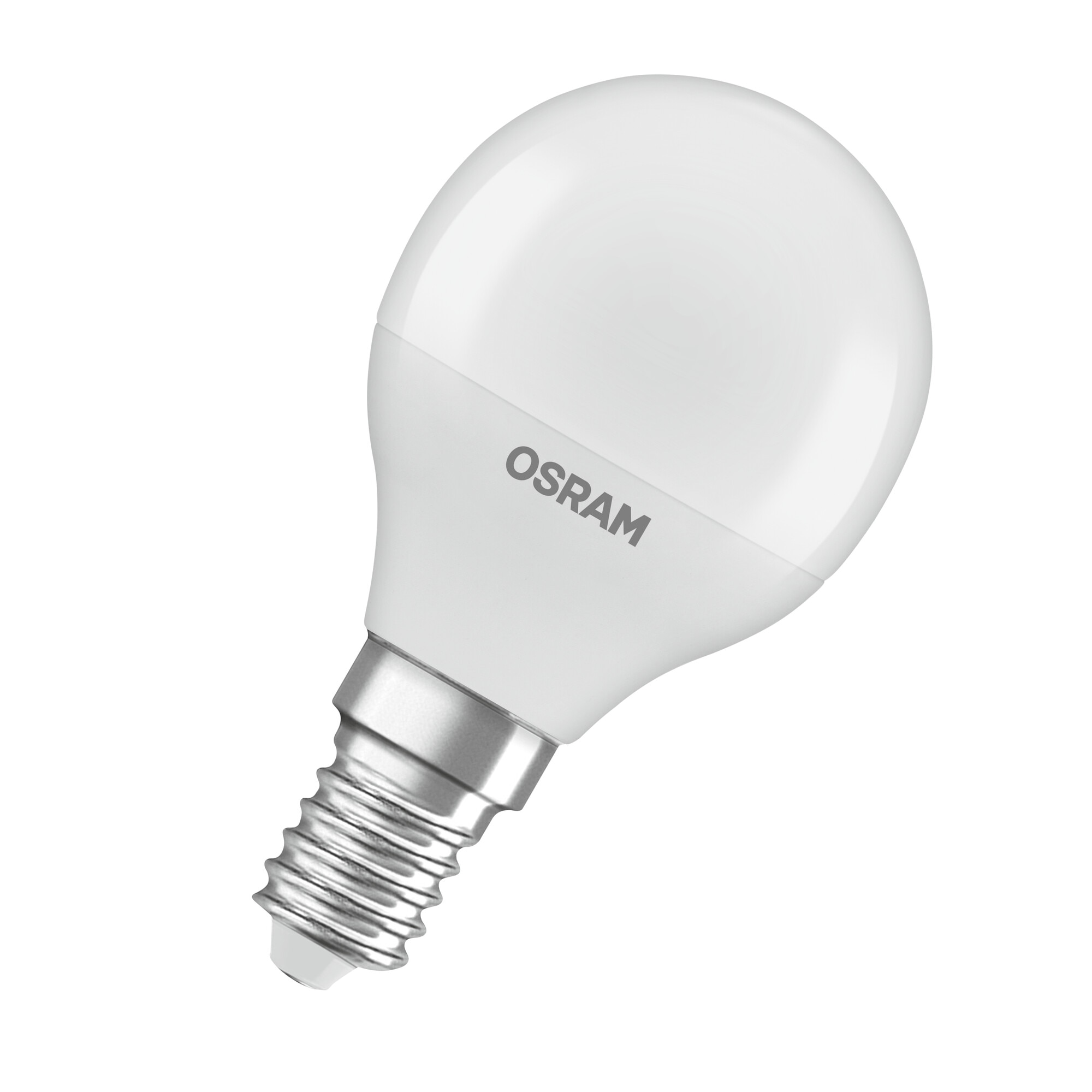 Imagen 0 de Bombilla LED Esférica E14 4,9W Luz Neutra Osram