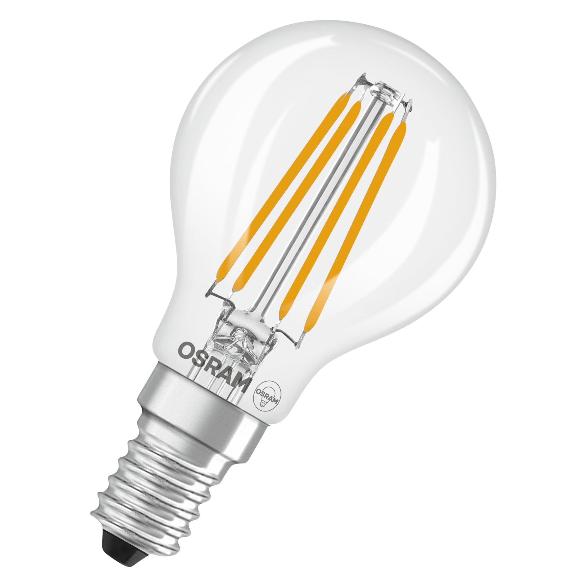 Imagem 0 de Lâmpada LED Esférica de Cristal com Filamento E14 5,5 W Luz Quente